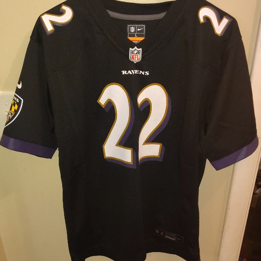 Nike Ravens Jersey Black with Purple and White